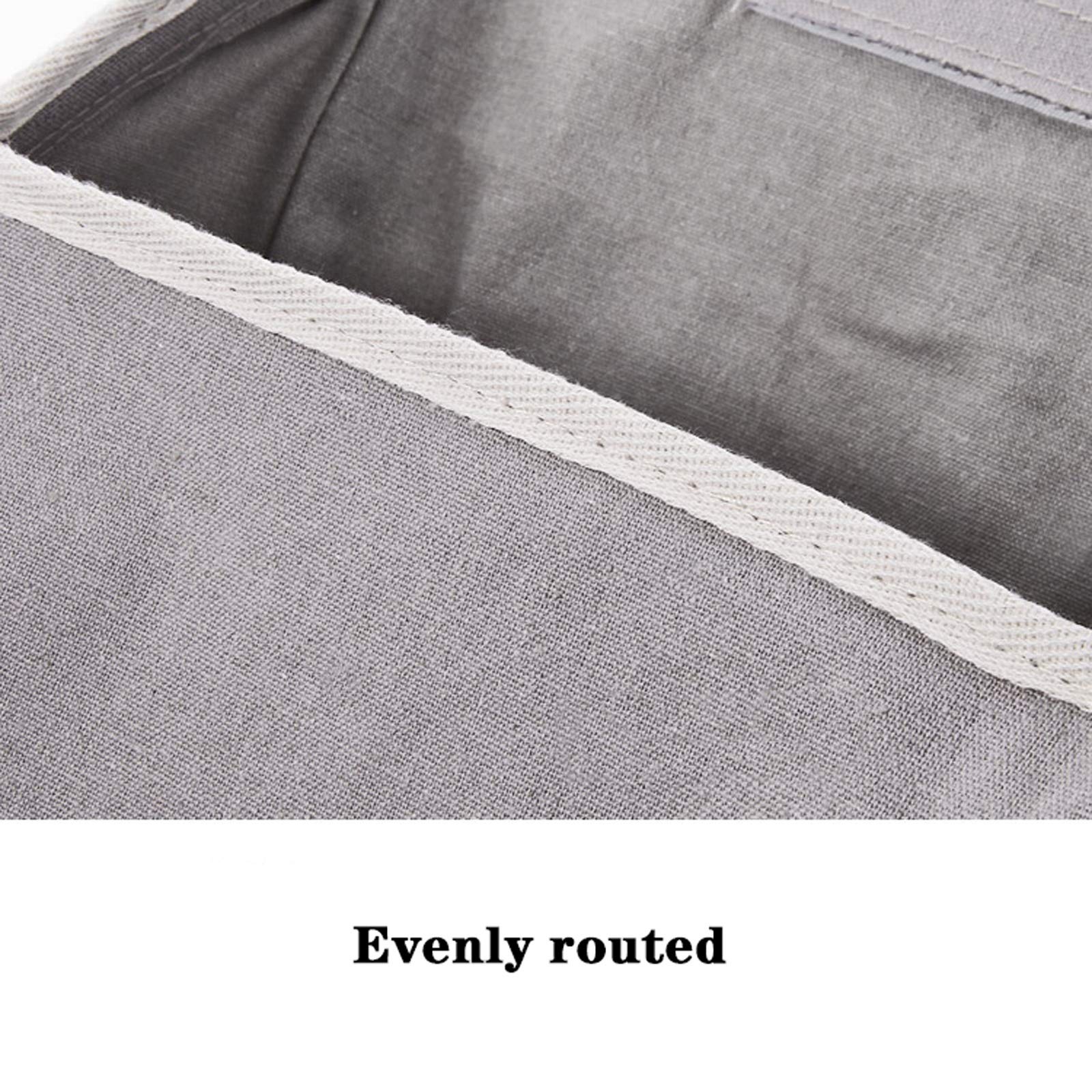 Sac de rangement mural simple à suspendre, sac de rangement en toile, sac simple, organisateur suspendu pour porte de placard avec poche tridimensionnelle, blanc/gris (couleur : blanc, style : A) (g