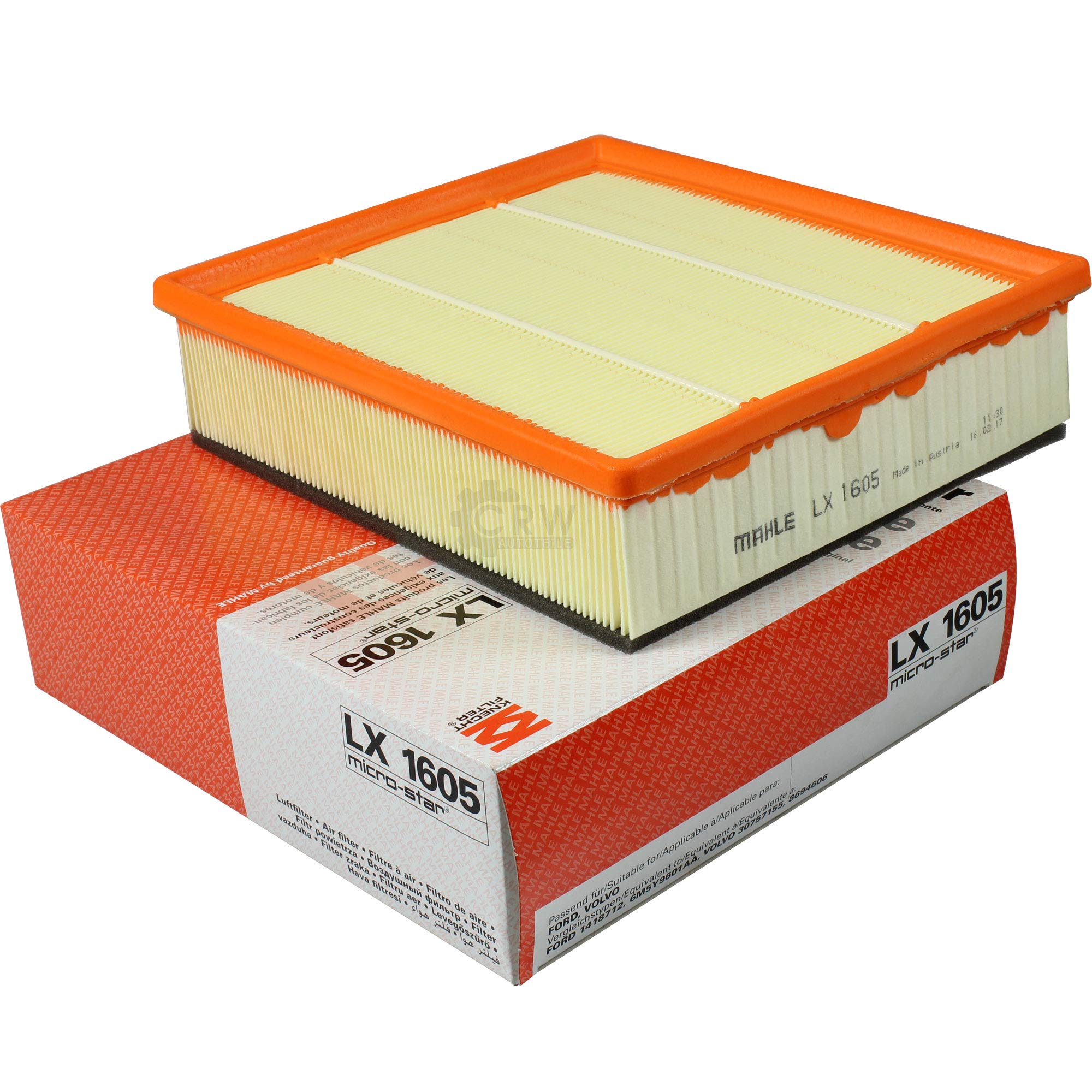 Paquete de inspección Kit de mantenimiento con filtro de aceite OX 370D, filtro de aire LX 1605, tornillo de cierre