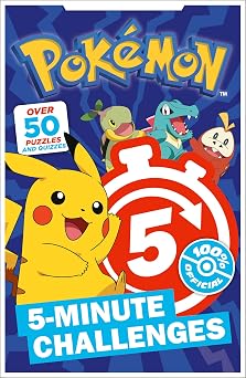 Pok mon 5-Minute Challenges Packed with fun activities and tricky puzzles for children and fans of the popular TV show aged 5, 6, 7, 8, 9! Pok mon Pocket Puzzles