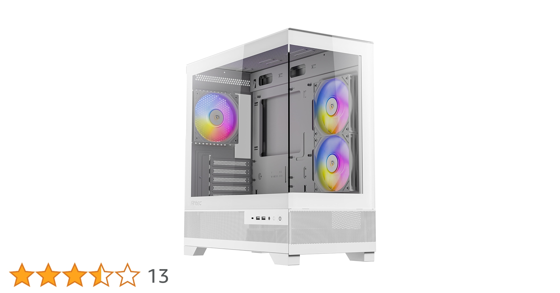 Antec CX500M White RGB RGBファン3個を標準搭載したピラ Amazon | Antec CX500M White RGB RGBファン3個を標準搭載した