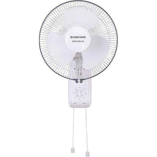 Anchor by Panasonic Rapido 400mm High Speed Wall Fan Grey