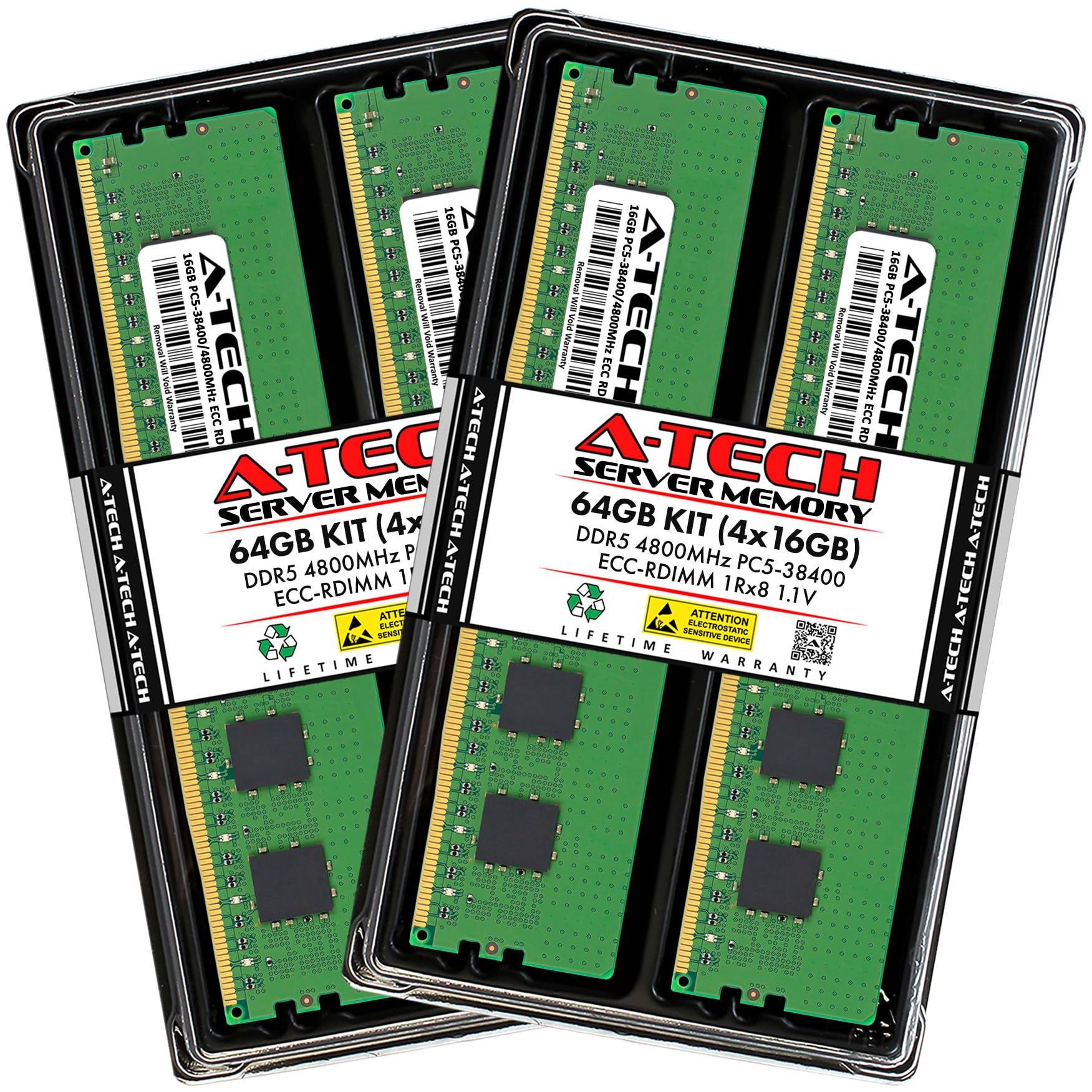 A-Tech 64GB Kit (4x16GB) RAM for Supermicro SUPER H13SSL-N, H13SSL