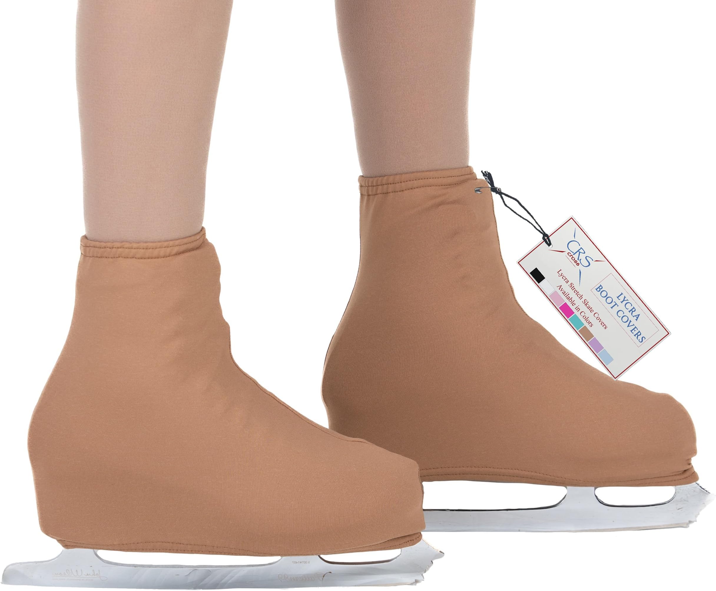 CRS Cross Skating Boot Covers Lycra Ice Skate Covers. Performance Ready Protection for Figure Skates, Ice Skating, Roller Skates.