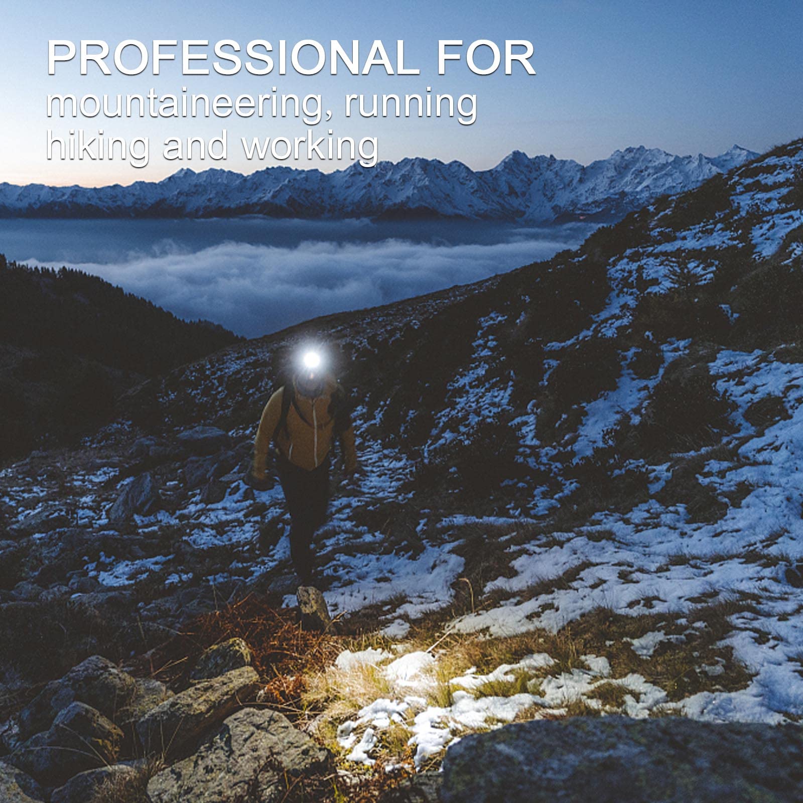 Buy Acebeam H30 Brightest Headlamp Max 4000 High Lumens White Light + Red Light + Green Light