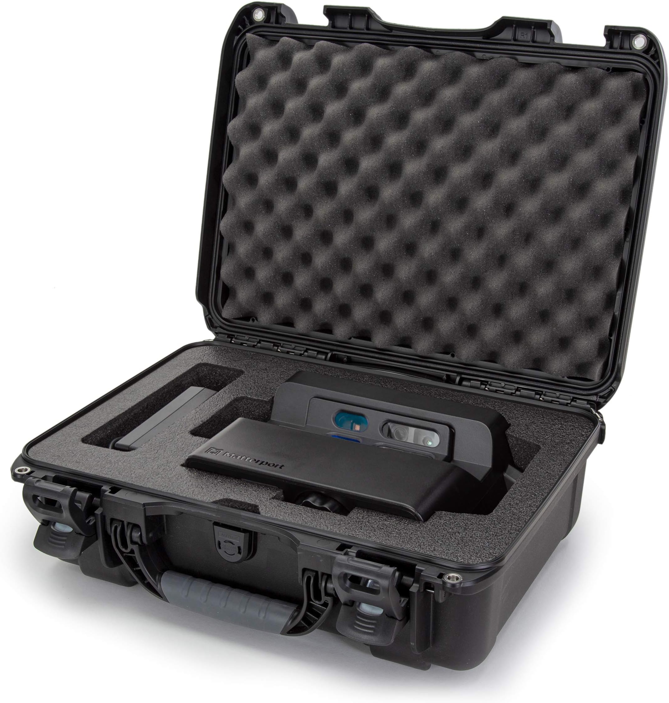 NANUK925 Waterproof Hard Case with Custom Foam Insert for Matterport Camera,Black