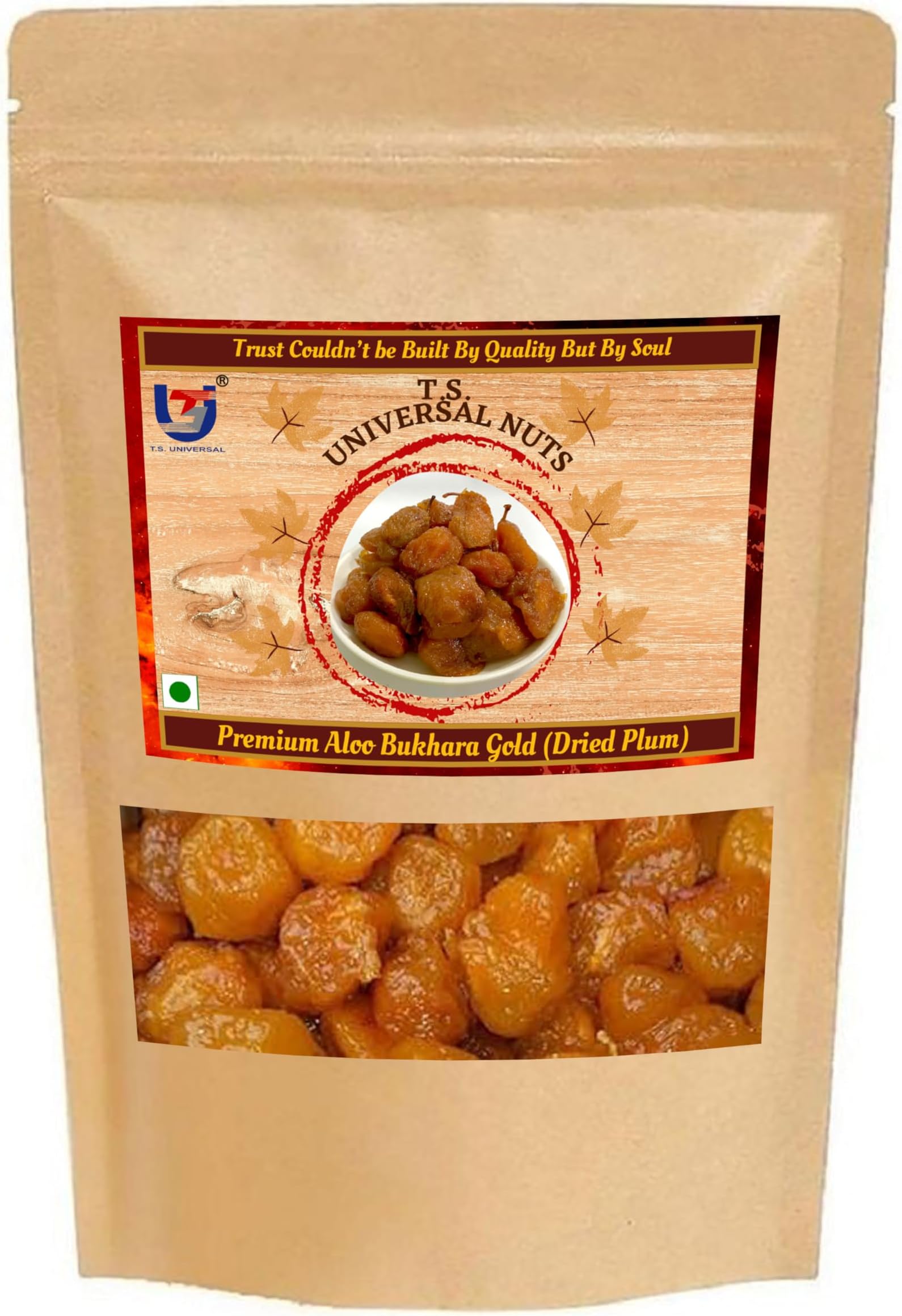 T.S. Universal Premium Dried Aloo Bukhara Gold/Dried Prunes Fruit/Alpagoda Pandu/Alpakoda Pazham Dry Fruits/Sukha Aloo Bukhara/Dry Plum/Dehydrated/Naturally Sweet / 250 grams