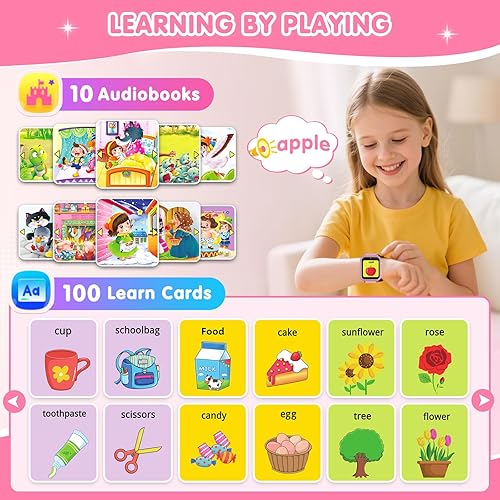 Miniatura 8 de Reloj inteligente para niños con 39 juegos, pantalla táctil, cámara, video, reproductor de música, podómetro, calculadora, calendario, cronómetro,