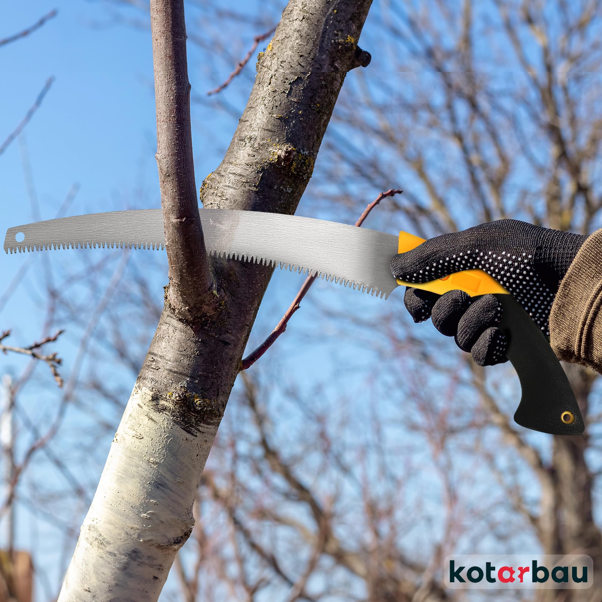 KOTARBAU® Sega da Giardino 320mm Piegata Manuale per Taglio Rami Arbusti