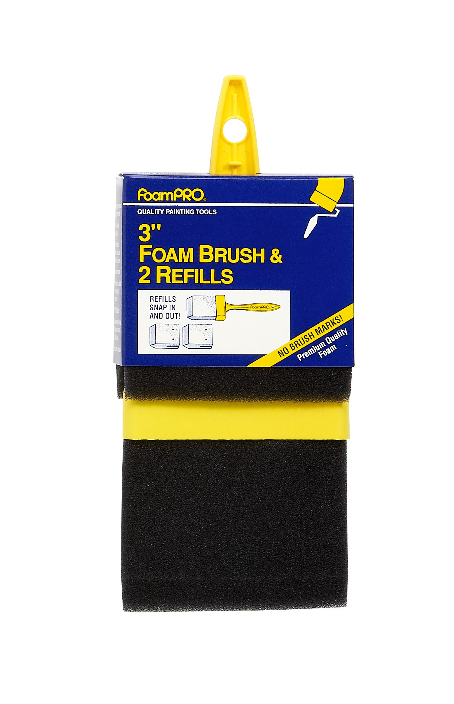 Foampro 73-2 Foam Paint Brush Refills, 3 Inch