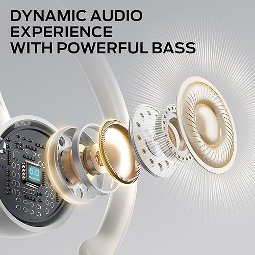 Miniatura 4 de Monster N-Lite 216 - Auriculares inalámbricos, auriculares deportivos con ganchos para los oídos, micrófono ENC con cancelación de ruido, IPX6 a