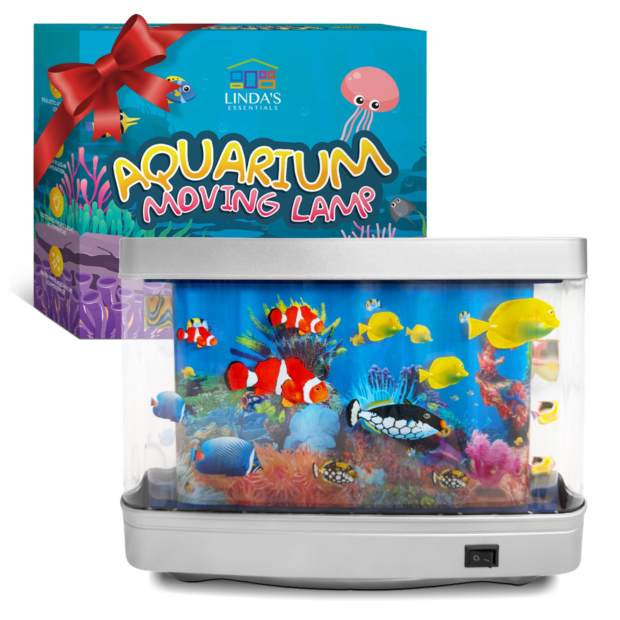 【The beautiful games of flyfishng】ディスプレイ Linda's Essentials Fake Fish Tank Frutiger Aero Fish Lamp - Fake