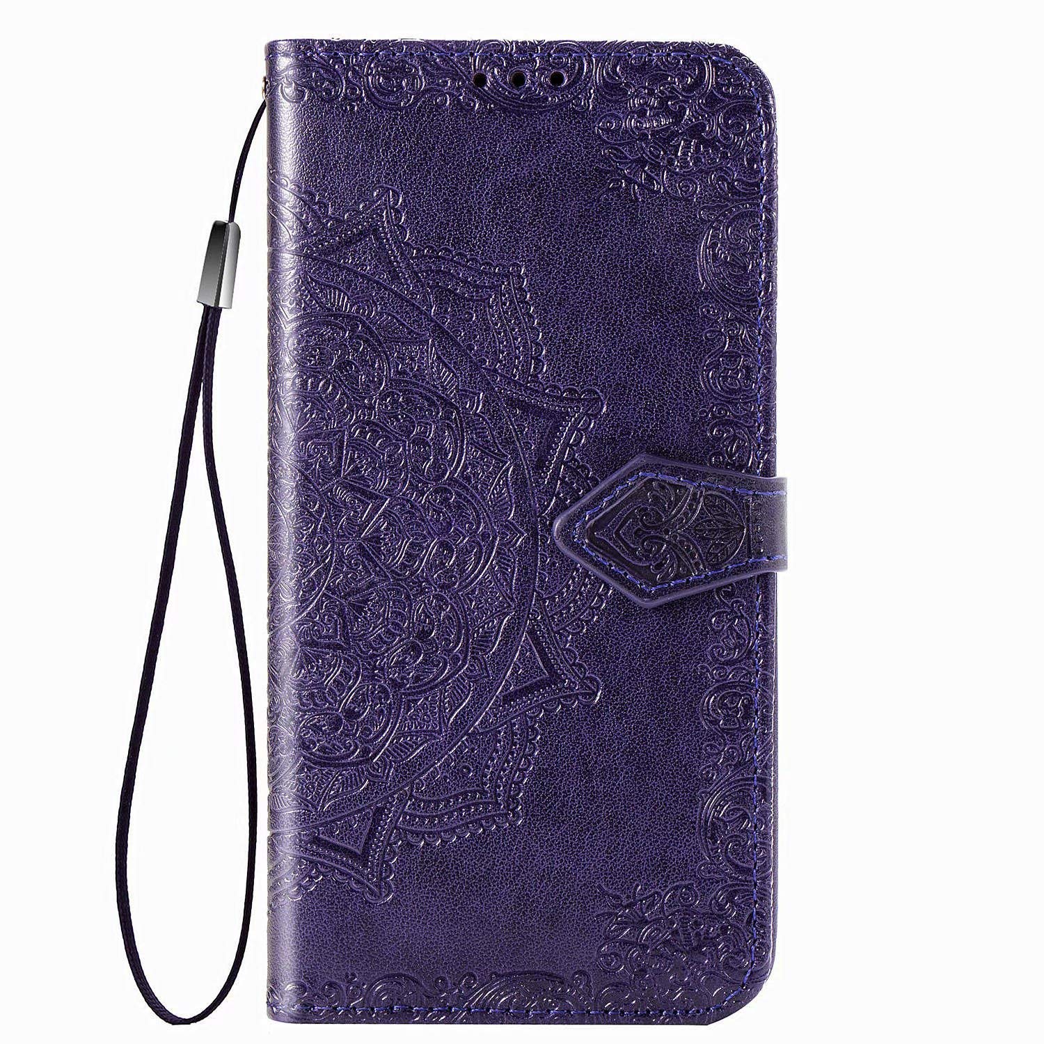 NEINEI Cover per Motorola Moto G30/G10,Flip Custodia in Pelle Premium