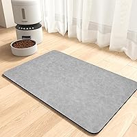 Vista 8 de MontVoo - Tapete Absorbente para Alimentación de Mascotas - Tapete para Mascotas Sin Manchas para Tazones de Comida y Agua - Tapete de Secado Rápido