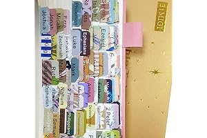 31MIGI120 Large Print Bible Tabs for Easy to and Apply - Bible Study Book Tabs