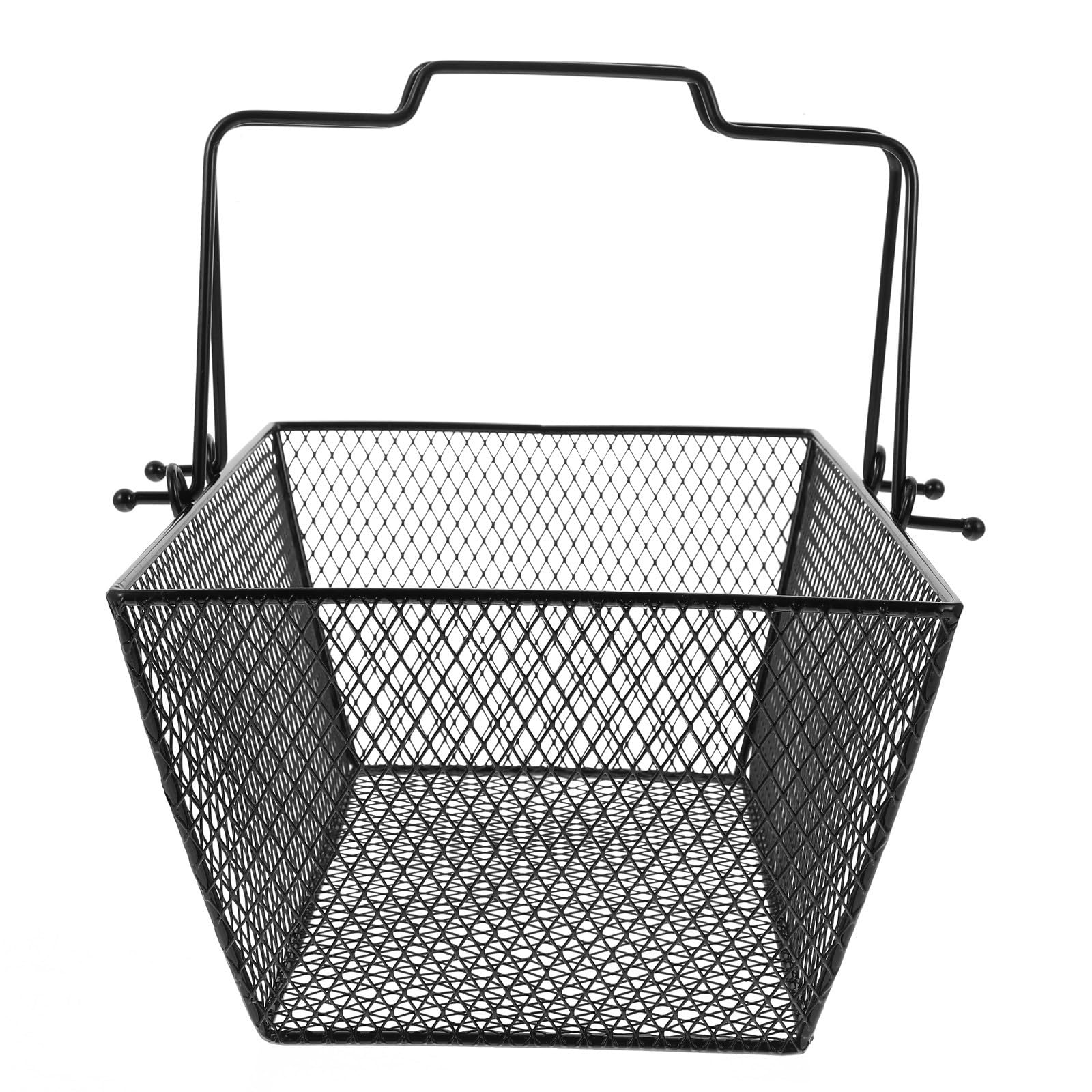Cesta contenedor de almacenamiento de hierro con diseño de alta gama