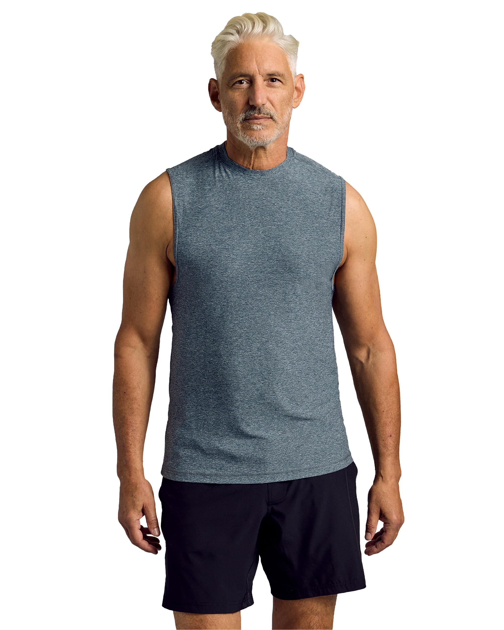 True Classic Workout Shirts for Men – Mens Shirts & Muscle Shirt for Men, Gym Shirts, Tank Tops Men and Athletic Base Layer