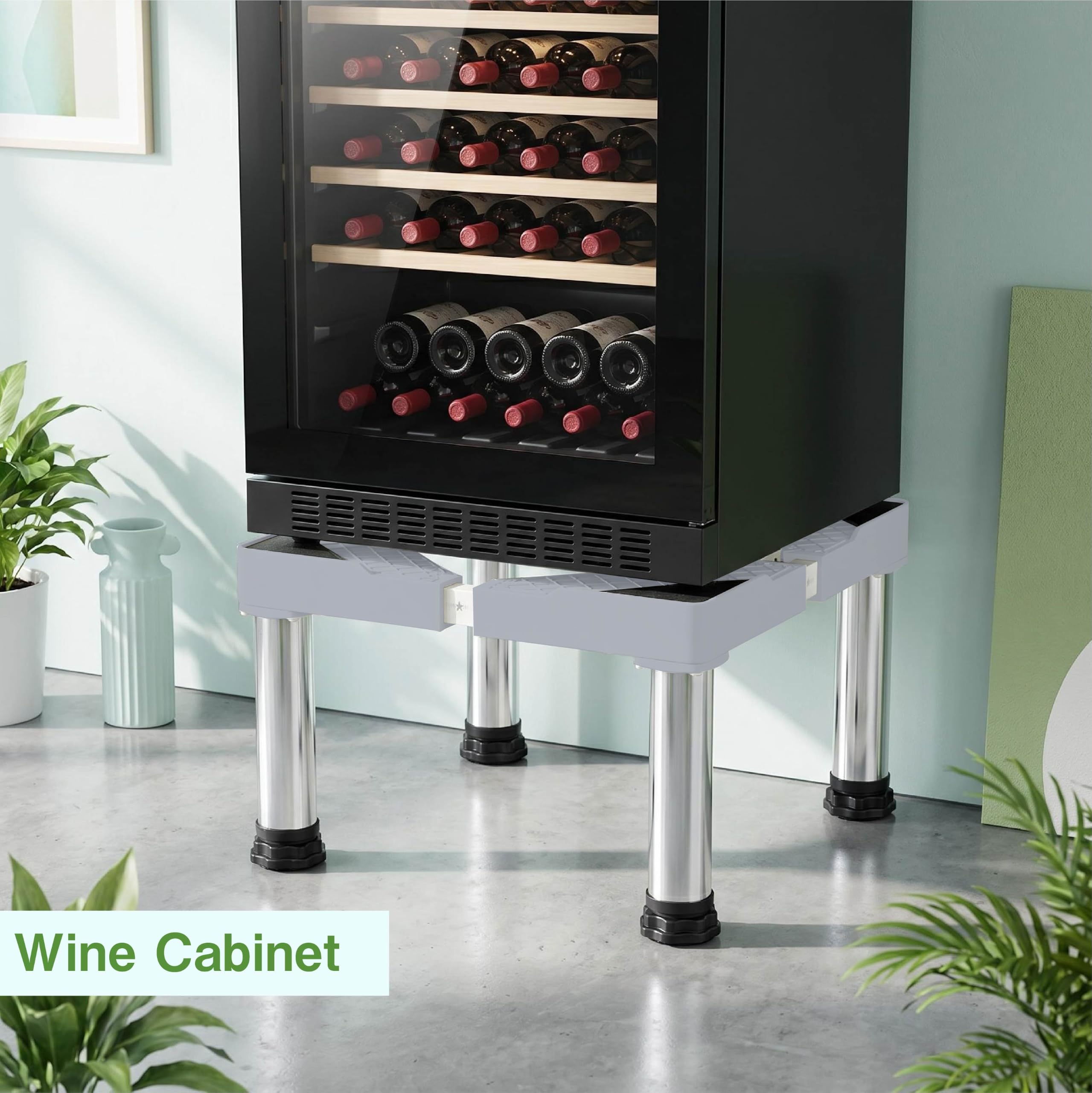 Socle de Cave à vin, hauteur réglable 39-41 cm réfrigérateur