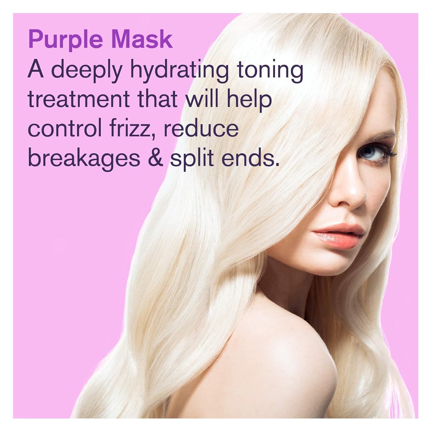 Bold Uniq Blonde Toner Spray & Purple Mask Bundle. Remove Brassy Yellow tones in Blonde, Platinum & Gray/Silver Hair. Paraben & Sulfate Free. Vegan & Cruelty Free.