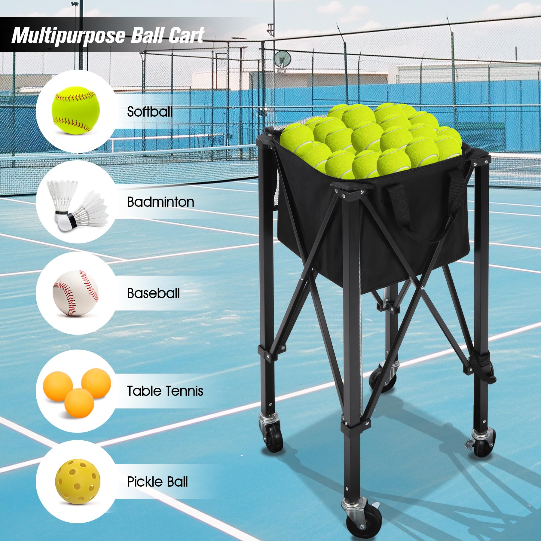 Balles de tennis portables Hopper