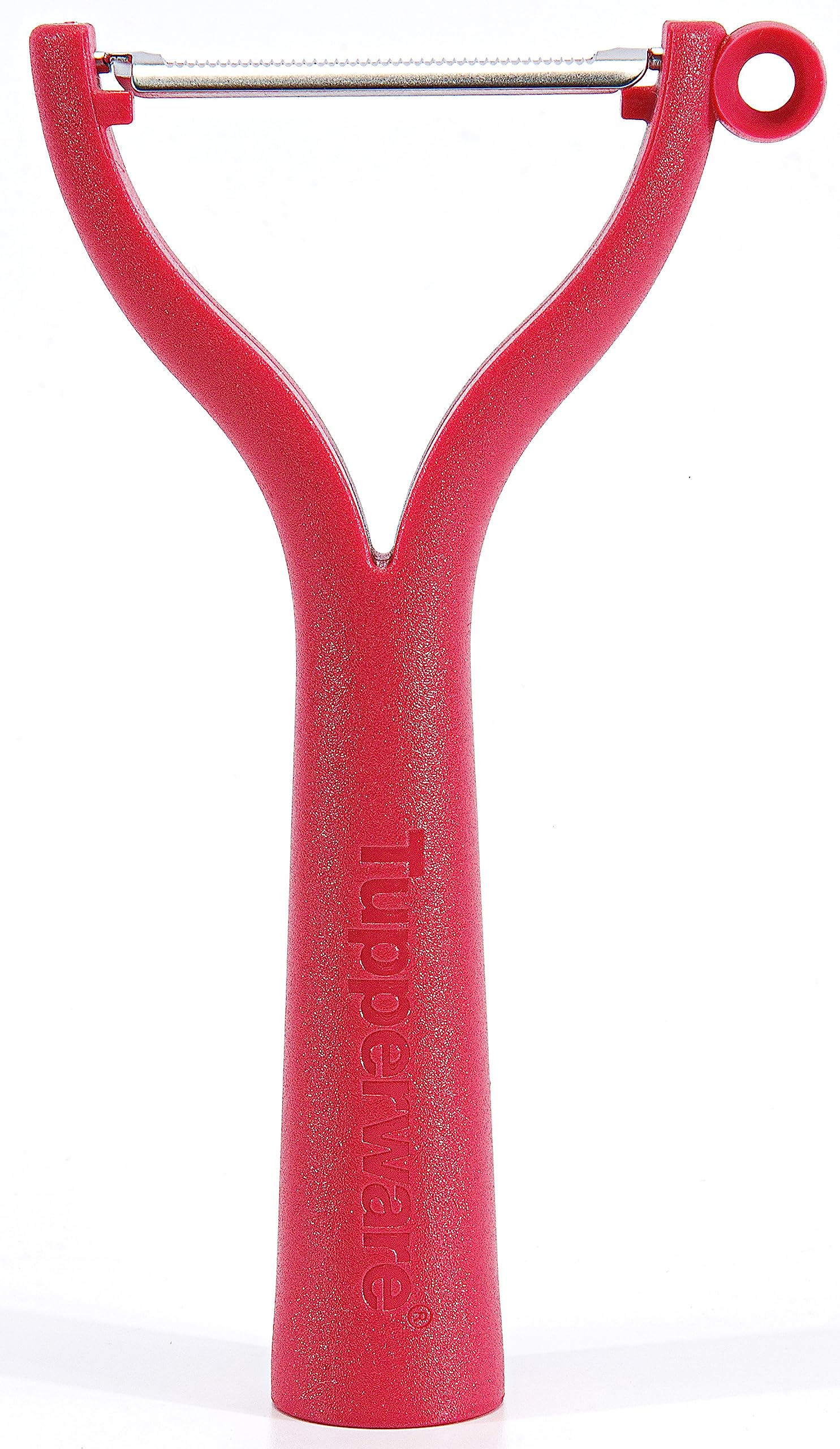 TUPPERWARE Schäler Universalschäler (2) Rot D119 Flachschliff Wellenschliff
