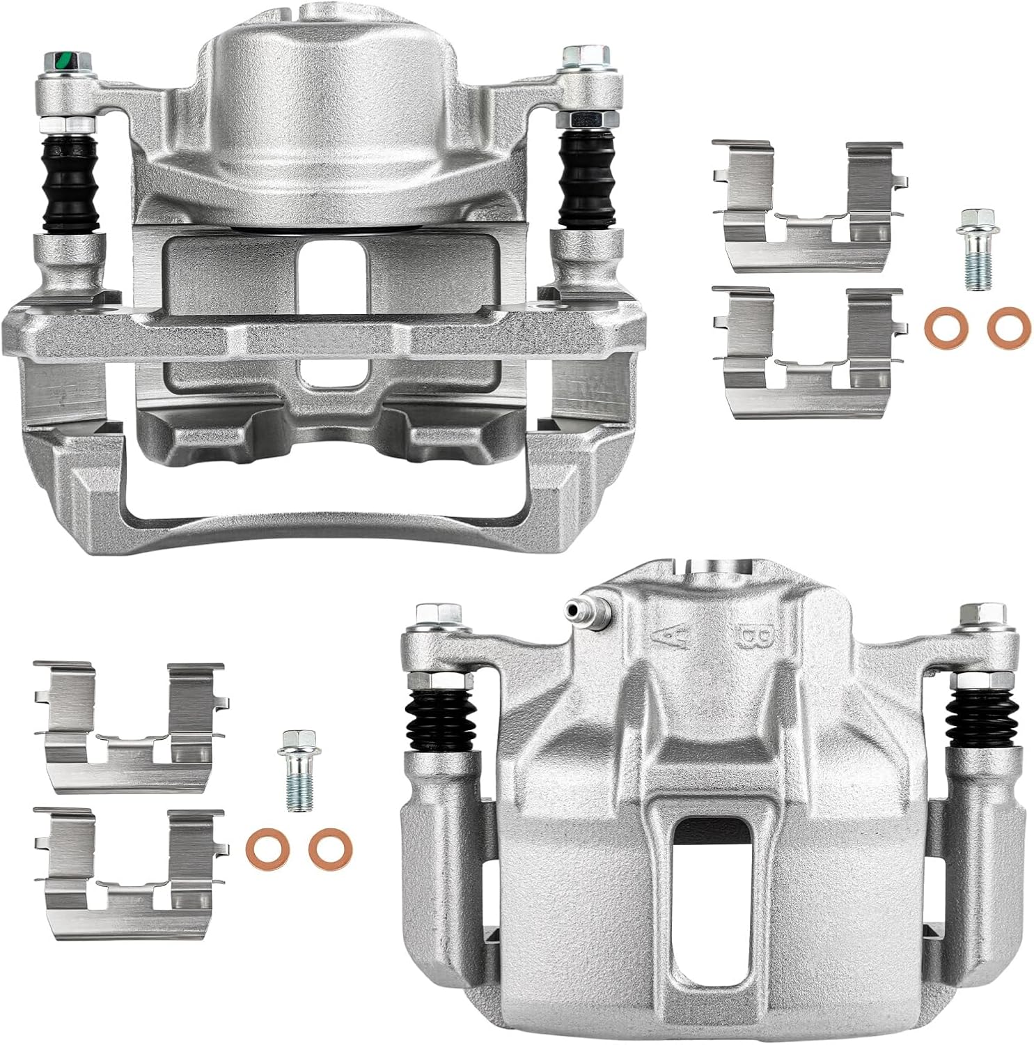SCITOO 19B2668 19B2669 Front Left & Right Disc Brake Calipers Assembly w/Bracket For Honda For Accord 2003-2007