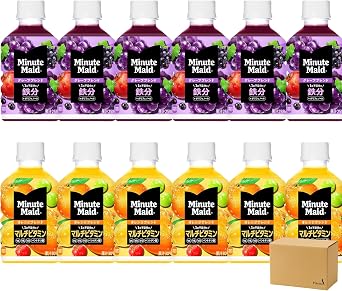 Pikotta Mini-Made, Orange Blend, Multi-Vitamin, 9.5 fl oz 280 ml, PET Fruit grape blend x iron content 9.5 fl oz 280 ml PET bottles of 6 each