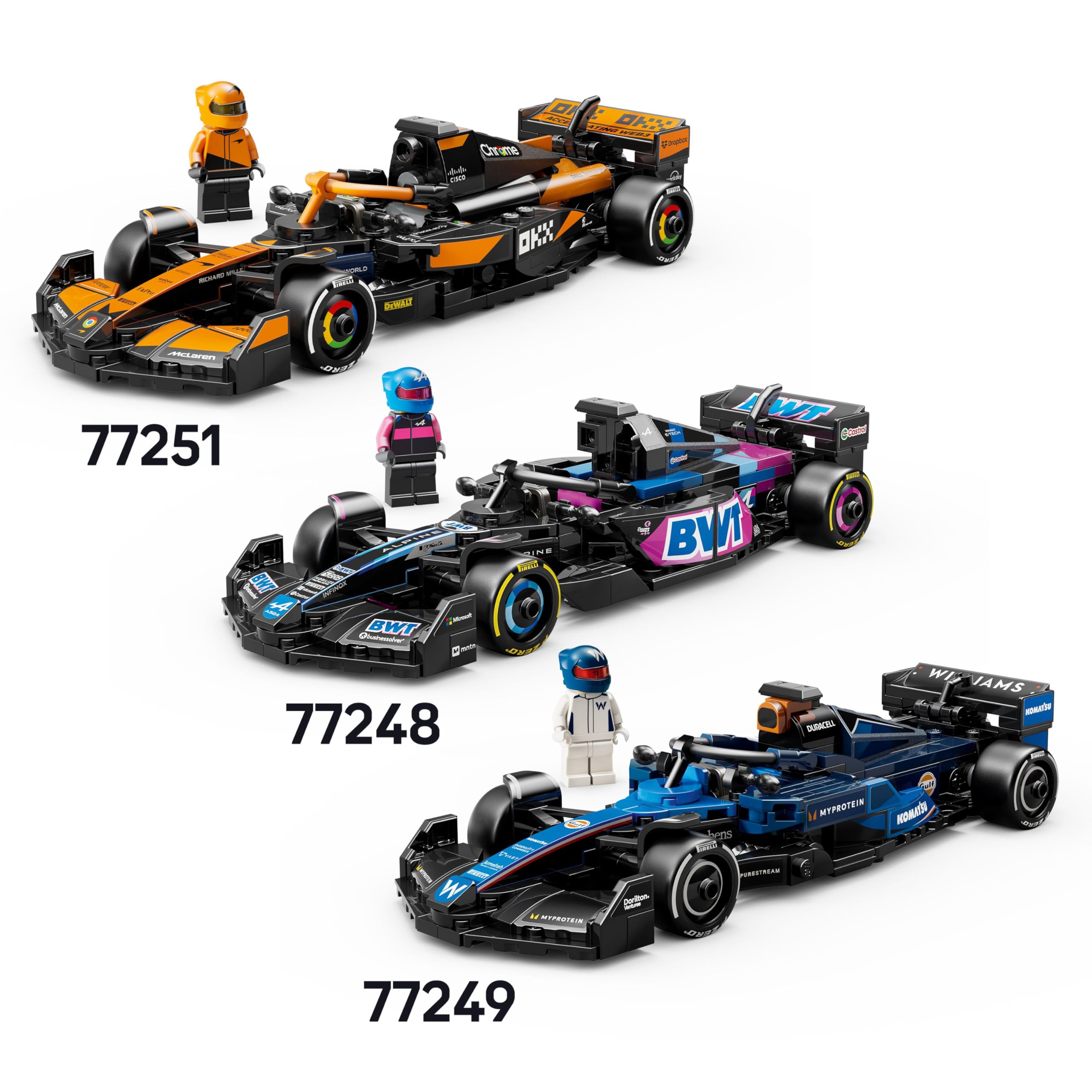 LEGO Speed Champions Carro de Corrida Mercedes-AMG F1® W15 77244