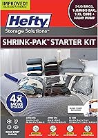 Vista 12 de Bolsas de almacenamiento al vacío Hefty Shrink-Pak - Ahorro de espacio para almacenamiento debajo de la cama, ropa y edredones, 3 veces más espacio