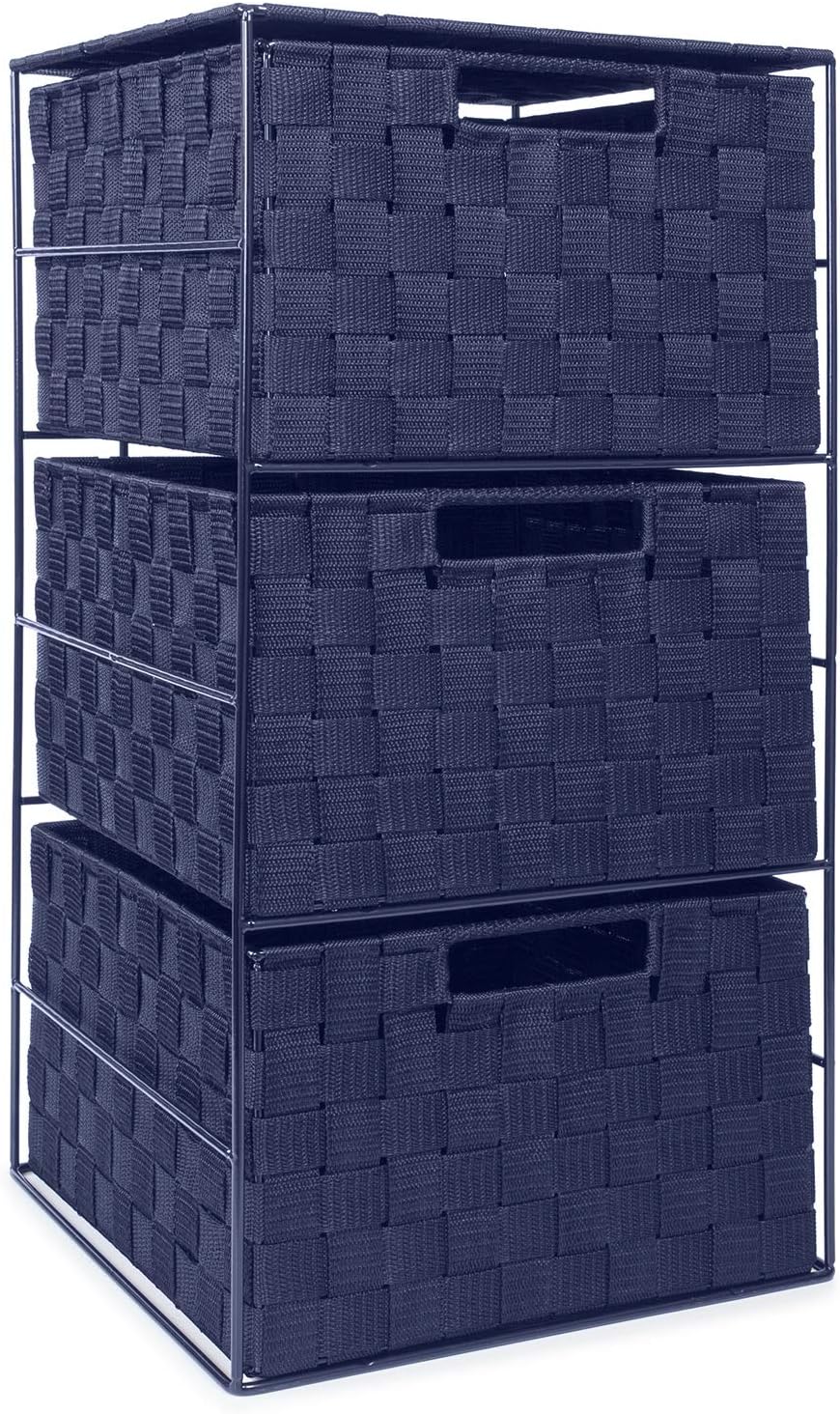 Hartleys 3 Tier White Cube Unit Choice of Storage Boxes Amazon.co