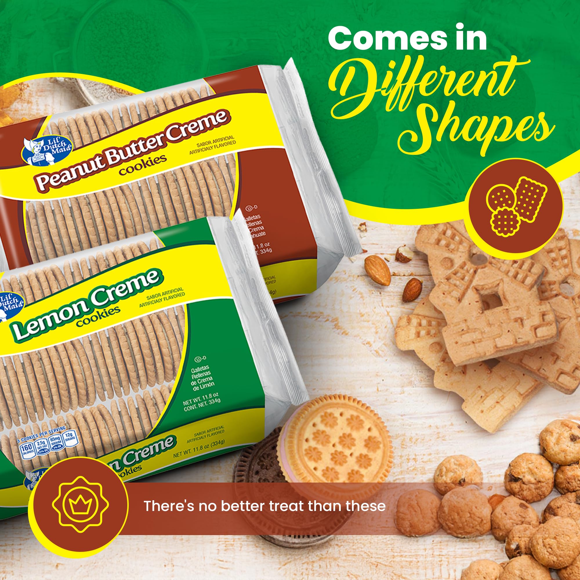 Amazon.com: Lil Dutch Maid Creme Cookies Variety Pack | 11.8 oz Amazon.com: Lil Dutch Maid Creme Cookies Variety Pack | 11.8 oz