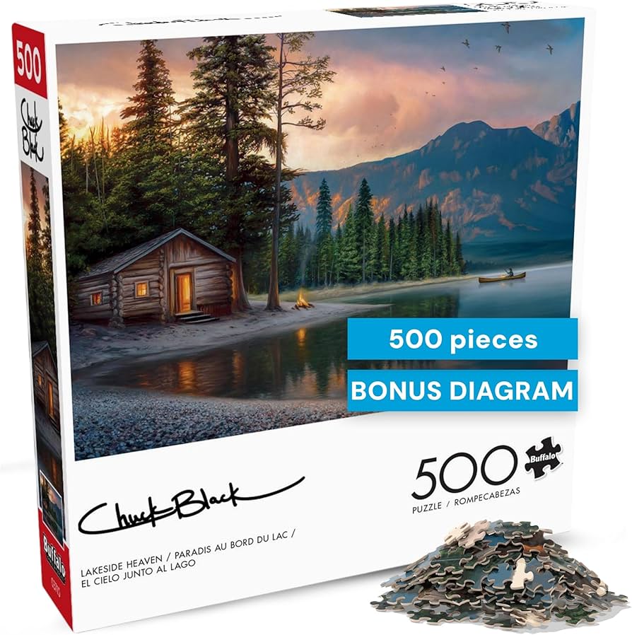 Amazon.com: Buffalo Games - Chuck Black - Lakeside Heaven - 500 Amazon.com: Buffalo Games - Chuck Black - Lakeside Heaven - 500