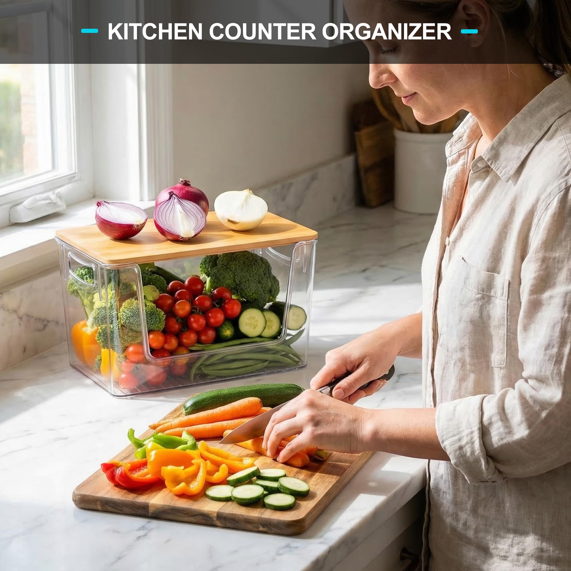 aufbewahrung küche stapelbar Speisekammer-Organizer, stapelbar, für Zwiebeln, Kartoffeln, Knoblauch, Obst, Gemüse, Aufbewahrung, platzsparender Arbeitsplatten-Organizer (30,5 x 17,8 x 17,8 cm), 2 Stück Küche, Haushalt & Wohnen Gefrierschrank organisieren: Richtig einräumen Category:Fahrräder 20 Zoll bis 24 Zoll_Shimano Altus Coperchio:Con Coperchio / With Lid