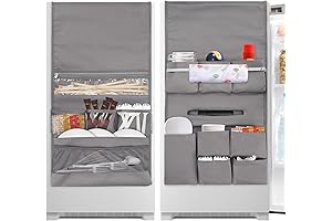 Mini Fridge Organizer with 15 Pockets for Maximize Storage