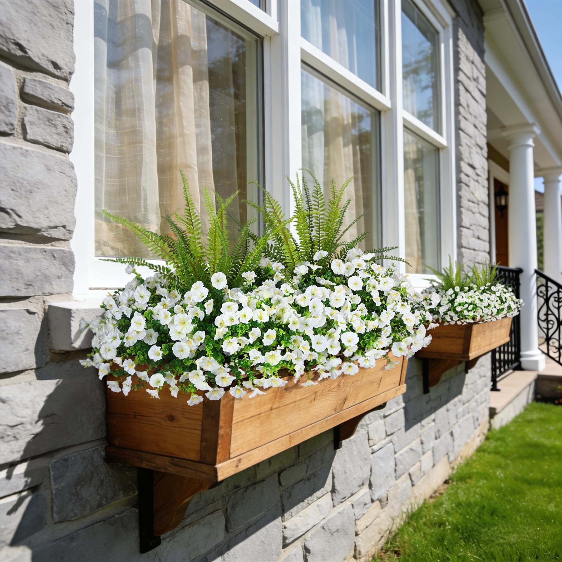 Amazon.com: Hrobek Artificial Flowers for Outdoors Faux Plants