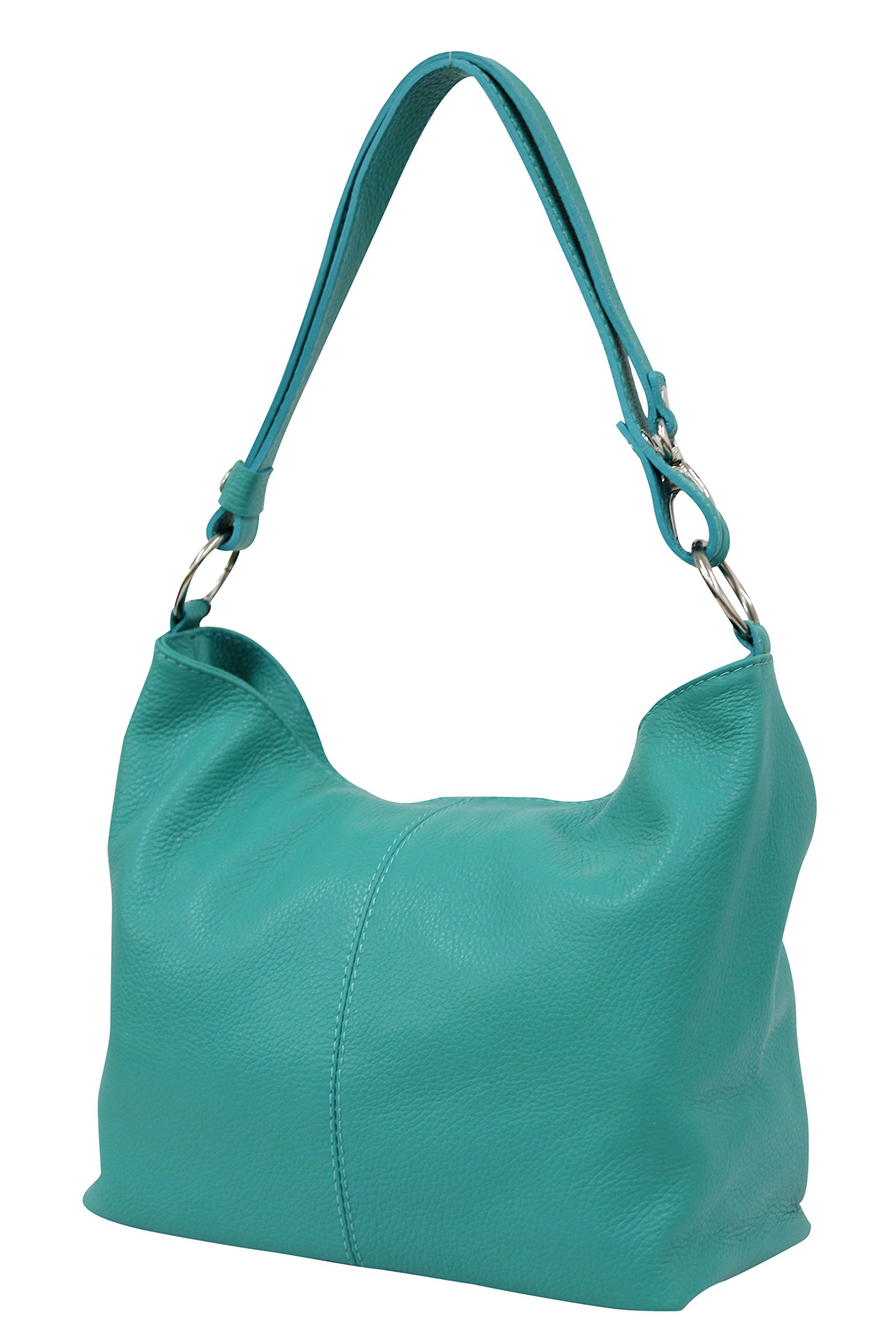 AMBRA Moda GL005 - Bolso de mano para mujer de cuero, bolso de hombro y bandolera