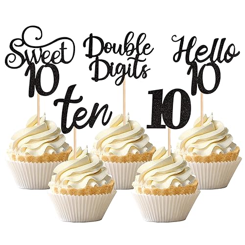 30 piezas de decoración para cupcakes de cumpleaños número 15 con purpurina Hello 15 Mis Quince Quince Sweet 15 Cake Decor for 15 Birthday