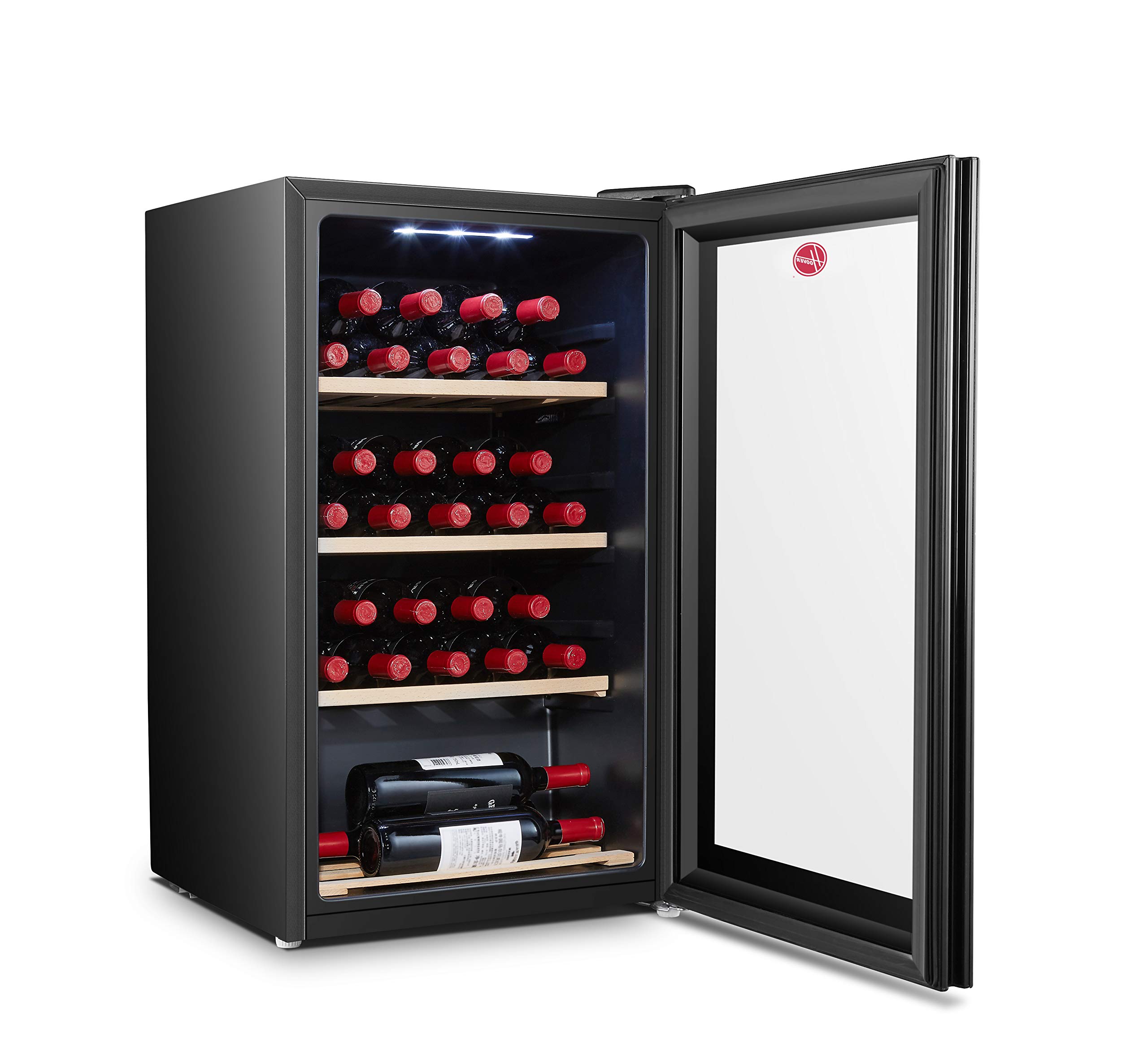 Hoover 150 Liters 30 Bottles Free Standing Wine Cooler Black Hwc30b X 1 Year Warranty Buy Online At Best Price In Uae Amazon Ae