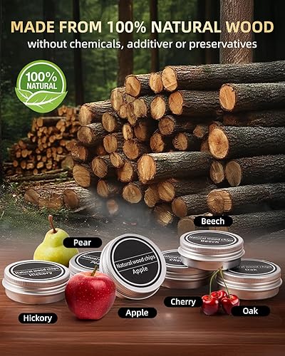 Miniatura 3 de Kit de ahumador eléctrico de whisky, con madera de 6 sabores, no necesita butano, kit de ahumador eléctrico de cóctel, kit de ahumador de bebidas,