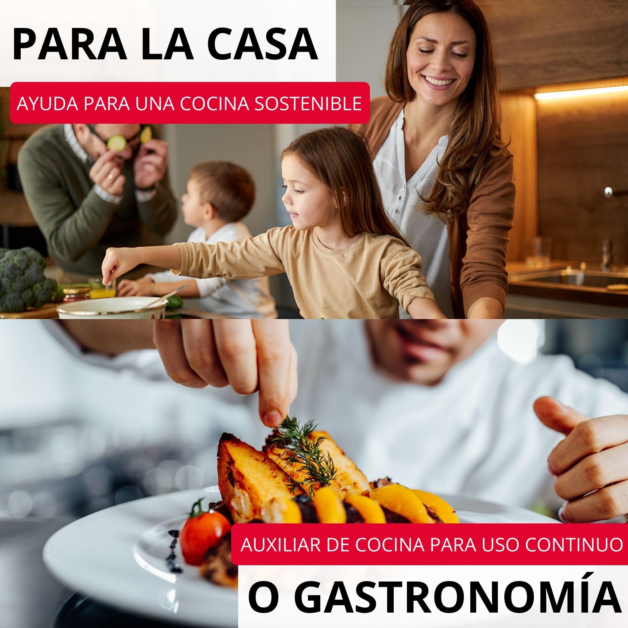 Westmark Cortador de judías con 2 aberturas de corte y abrazadera de tornillo para montaje en mesa, Cuchillo de acero inoxidable/carcasa de aluminio, Plateado, 11822260