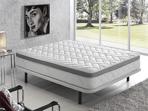MATRATZE Silver-LUX 160X200 ORTHOPÄDISCHE MEMORYSCHAUM Memory Foam HÖHE 25 cm | SPEZIELLEN BIOSCHAUM-Kern | HÄRTEGRAD H2-H3 | VOLLSTÄNDING MIT…