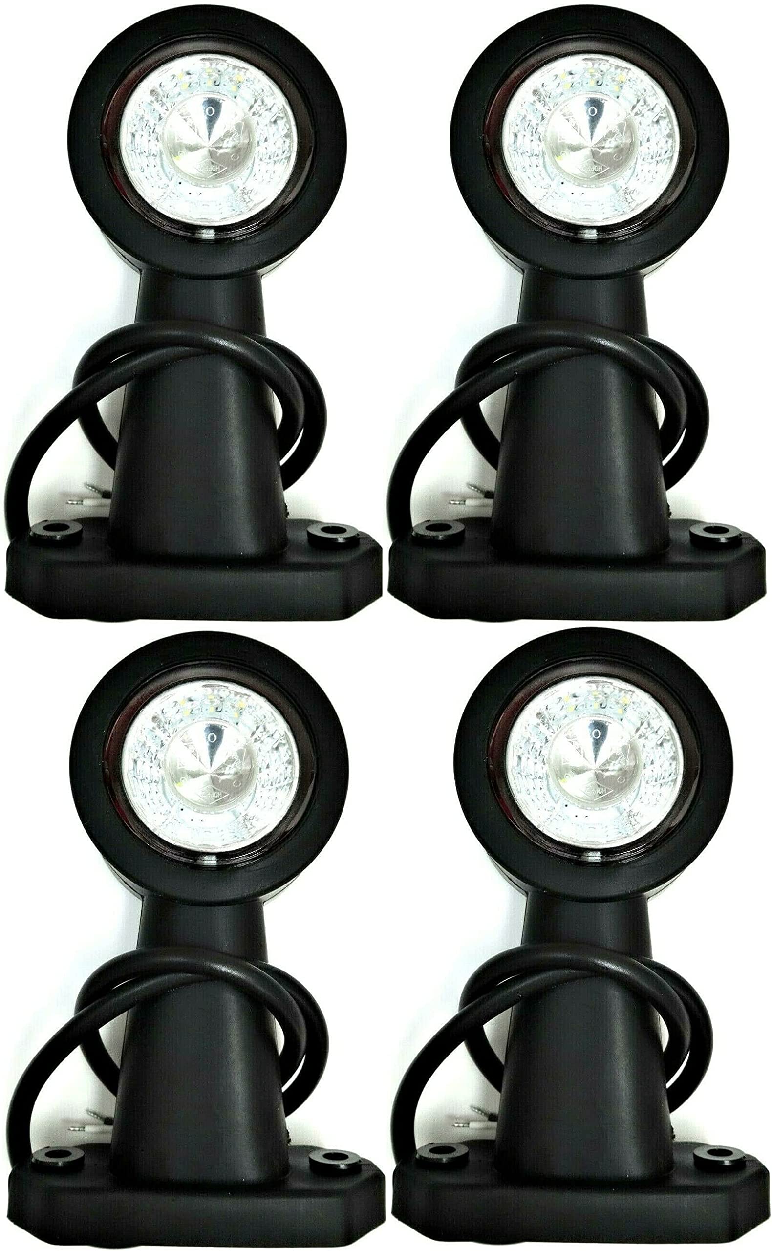 4 luces LED de gálibo de posición E9 para camiones, coches, remolques