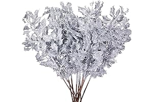 12 Pieces 23 Inch Artificial Holly Leaf Pick