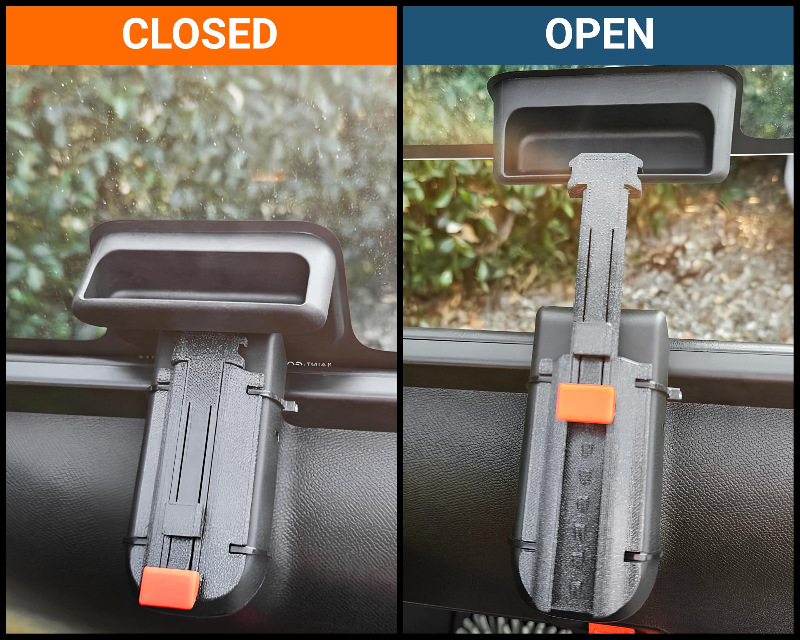 Ferma Finestrino Compatibile con Citroen AMI, Adatto a Opel Rocks, per Fiat Topolino – Blocco Apertura Vetro, Gancio Antichiusura windtrigger finestrino, Accessorio per Ricircolo Aria Microcar