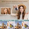 Digital Camera Upgraded 4K Digital Camera with SD Card Autofocus, 48MP Digital Camera with Flash Viewfinder & Dial, Vlogging Camera for Photography