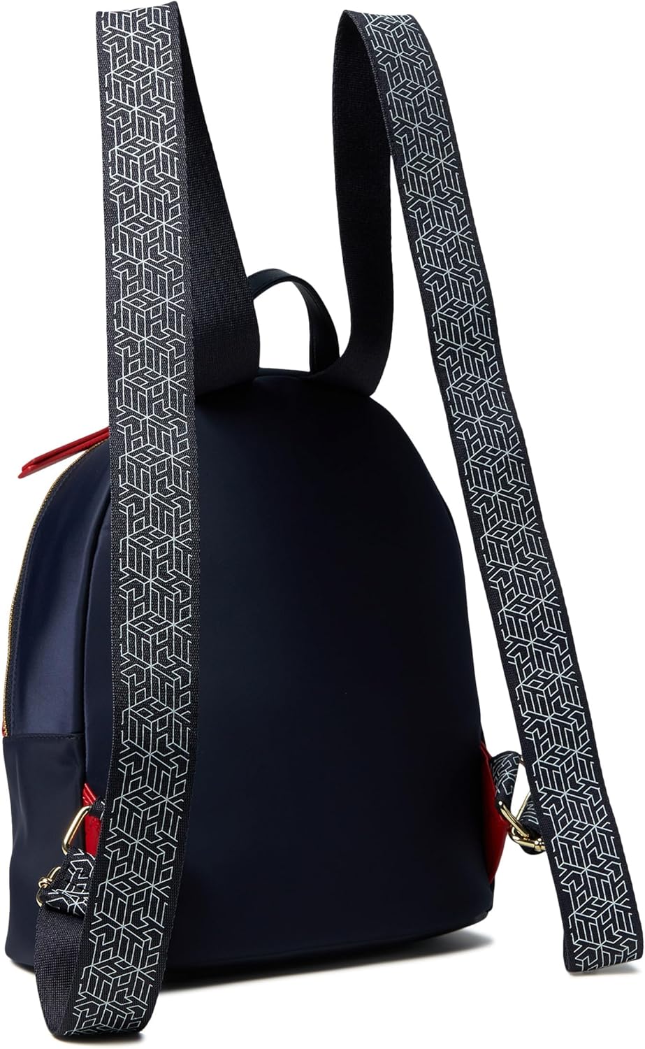 Tommy Hilfiger Leanna Mochila de Nylon Color-Bloque Rojo