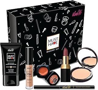 Iba Must Have Makeup Set (Fair) | Gifts for Women | Waterproof Foundation, Concealer, Matte Compact, Lip &amp; Cheek Tint, Mat...