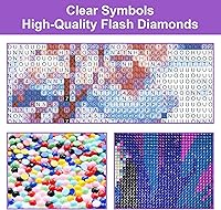 Vista 5 de Pintura de diamante 5D para bricolaje, kits de pintura de diamante de lobo, pinturas de bordado de diamantes de imitación de cristal para adultos