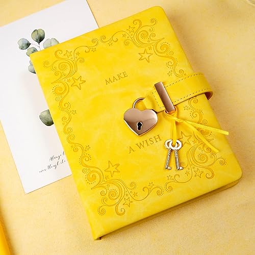 Miniatura 2 de Diario con cerradura y llave, diario de piel sintética para niños con cerradura, organizador personal, combinación de cuaderno secreto de viaje para