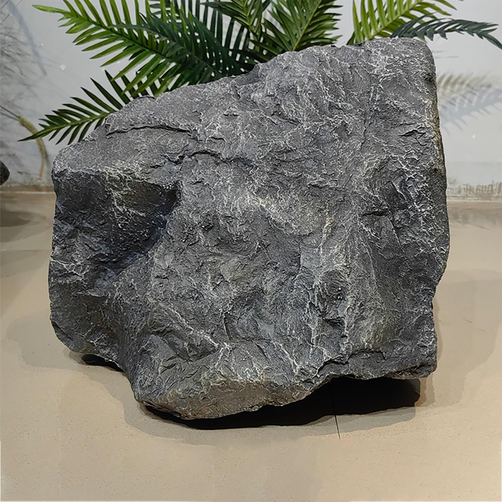 Rocas artificiales, rocas artificiales ligeras para paisajismo, plantas artificiales decorativas, roca artificial de espuma de poliuretano para paisajismo, para decoración de acuarios y fotografía de