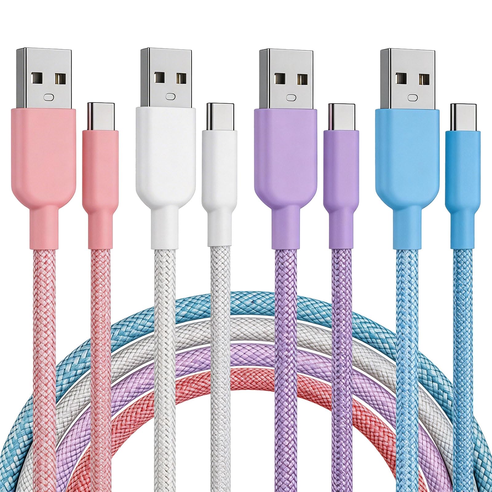 RACAYZEE USB Type C ケーブル 【2m+2m+2m+2m 4本…